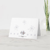 Kaart van de Engel van Kerstmis de Capricieuze (Achterkant)