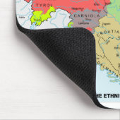 Kaart van de etnische diversiteit tussen Oostenrij Muismat (Hoek)