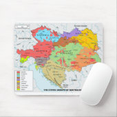 Kaart van de etnische diversiteit tussen Oostenrij Muismat (Met muis)