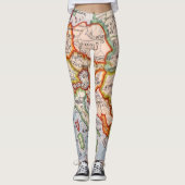 Kaart van de Europese Leggings (Voorkant)