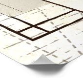 Kaart van de Europese Poster (Hoek)