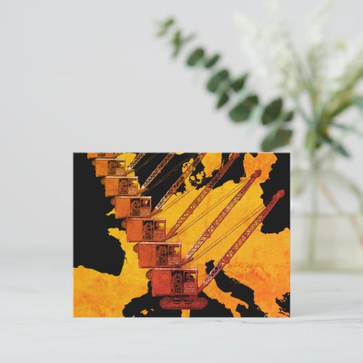  KAART VAN DE EXPLOITANT VAN KRANE VAN EUROPA (Staand voorkant)