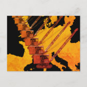 KAART VAN DE EXPLOITANT VAN KRANE VAN EUROPA (Voorkant)