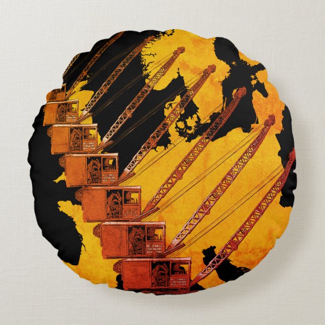  KAART VAN DE EXPLOITANT VAN KRANE VAN EUROPA ROND KUSSEN (Voorkant)