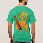 KAART VAN DE EXPLOITANT VAN KRANE VAN EUROPA T-SHIRT (Achterkant)