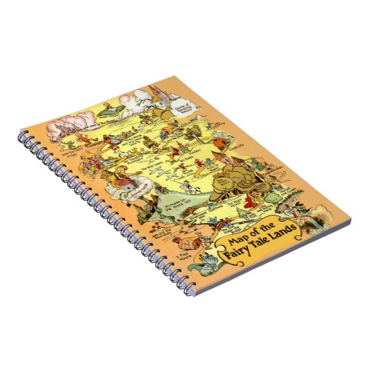 Kaart van de Fairy Tale Lands Notitieboek (Rechterzijde)