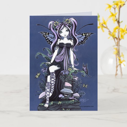 Kaart van de Fee van de Paddestoel van Cassandra (Gele Bloem)