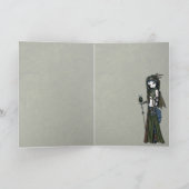 "Kaart van de Fee van Steampunk Aviatrix van de Kaart (Binnen)