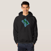 Kaart van de Filipijnen Mannen hoodie (Voorkant volledig)