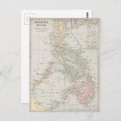  kaart van de Filipijnse eilanden (1901) (Voorkant / Achterkant)