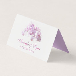 Kaart van de Floral Wedding Table voor moderne gel