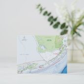 Kaart van de Florida Keys (Staand voorkant)