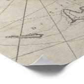  kaart van de Florida Keys (1771) (2) Poster (Hoek)