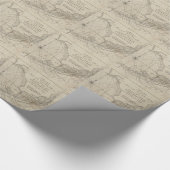  kaart van de Florida Keys (1771) Cadeaupapier (Hoek)