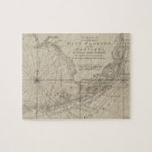 kaart van de Florida Keys (1771) Legpuzzel (Horizontaal)