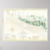  kaart van de Florida Keys (1859) 2 Poster (Voorkant)