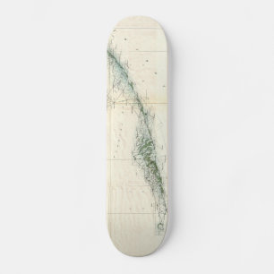  kaart van de Florida Keys (1859) Skateboard