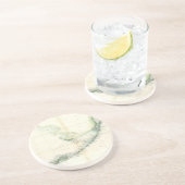  kaart van de Florida Keys (1859) Zandsteen Onderzetter (Zijkant)