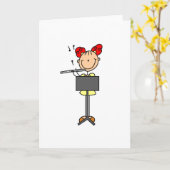 Kaart van de fluitstick (Gele Bloem)