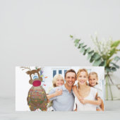 Kaart van de Foto van de Familie van het Rendier (Staand voorkant)