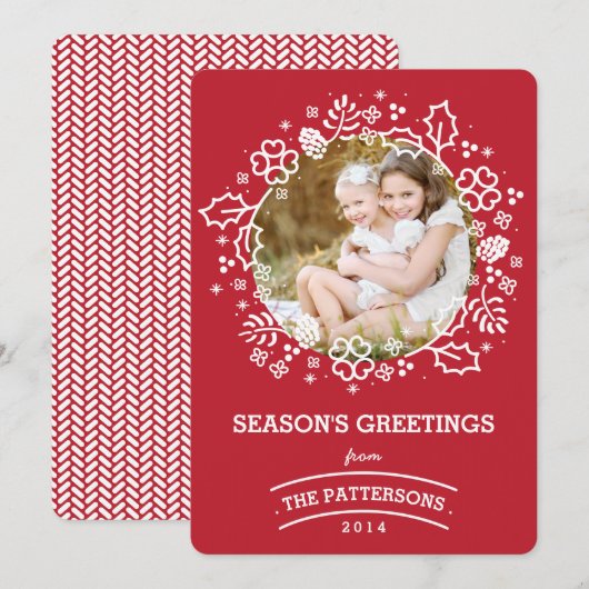 Kaart | van de Foto van de Groeten van het moderne (Voorkant / Achterkant)