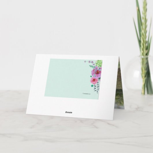 Kaart van de Foto van de herinnering de Moederdag (Achterkant)