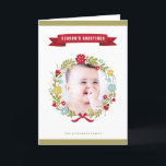 Kaart van de Foto van de Kroon van capricieuze<br><div class="desc">Kaart van de Foto van de Kroon van capricieuze Kerstmis de Bloemen</div>