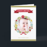 Kaart van de Foto van de Kroon van capricieuze<br><div class="desc">Kaart van de Foto van de Kroon van capricieuze Kerstmis de Bloemen</div>