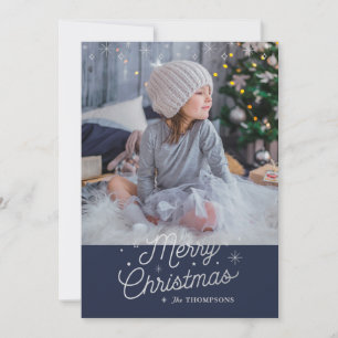 Kaart van de Foto van de NACHT/van Kerstmis van O