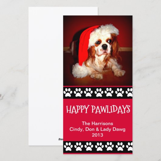 Kaart van de Foto van de vakantie de (Voorkant / Achterkant)