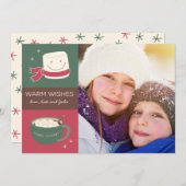 Kaart van de Foto van de Vakantie van de Chocolade (Voorkant / Achterkant)