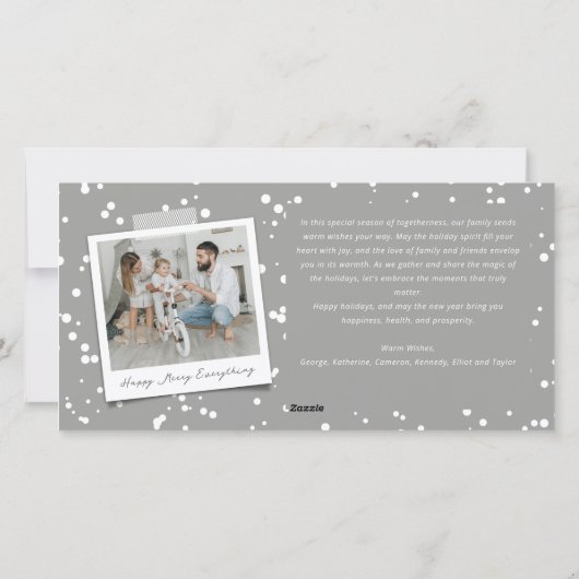 Kaart van de Foto van de Vakantie van het (Achterkant)