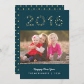 Kaart van de Foto van de Vakantie van het (Voorkant / Achterkant)