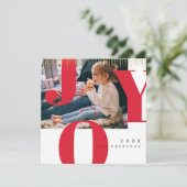 Kaart van de Foto van Kerstmis van de Typografie (Staand voorkant)