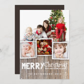 Kaart van de Foto van Kerstmis van het land de (Voorkant / Achterkant)