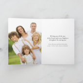 Kaart van de Foto van Kerstmis van het Manuscript (Binnen)