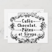 Kaart van de Franse  Post (Voorkant / Achterkant)