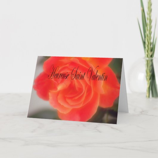 Kaart van de Franse Valentijnse (Voorkant)