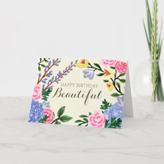 Kaart van de Franse verjaardag (Voorkant)