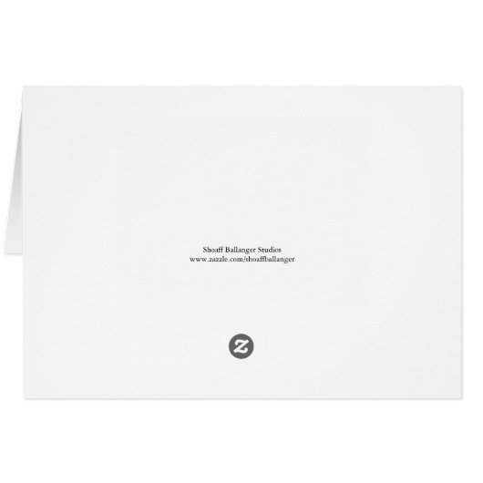 Kaart van de Franse vis van Poisson d'Avril April (Achterkant Horizontaal)