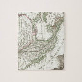  kaart van de gebieden Texas en Mexico (1810) Legpuzzel (Verticaal)