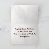 Kaart van de geboorte van Diesel (Binnen)