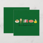 Kaart van de gelukkige verjaardag van de Italiaan, (Voorkant / Achterkant)