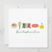 Kaart van de gelukkige verjaardag van de Italiaan, (Voorkant)