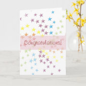 Kaart van de Gelukwensen van de Sterren van de (Gele Bloem)