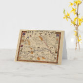 Kaart van de geschiedenis en Romance van Wyoming (Gele Bloem)