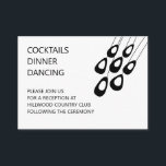 Kaart van de gestileerde Peacock Wedding Reception<br><div class="desc">Modern. Minimaal. Dit collectie gebruikt gestileerde pekveren om een elegante blik op je speciale dag te creëer.</div>