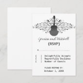 Kaart van de gitaarrespons (Voorkant / Achterkant)