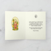 Kaart van de goddelijke Birthday Jesus Scripture v (Binnen)