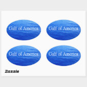 Kaart van de Golf van Amerika Coverup Sticker (Vel)